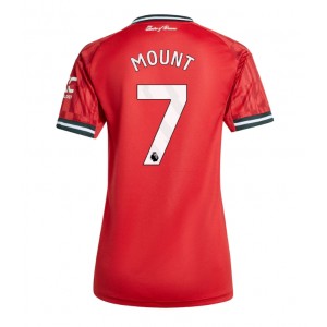 Fotbalové Dres Manchester United Mason Mount #7 Dámské Domácí Oblečení 2025-26 Krátký Rukáv